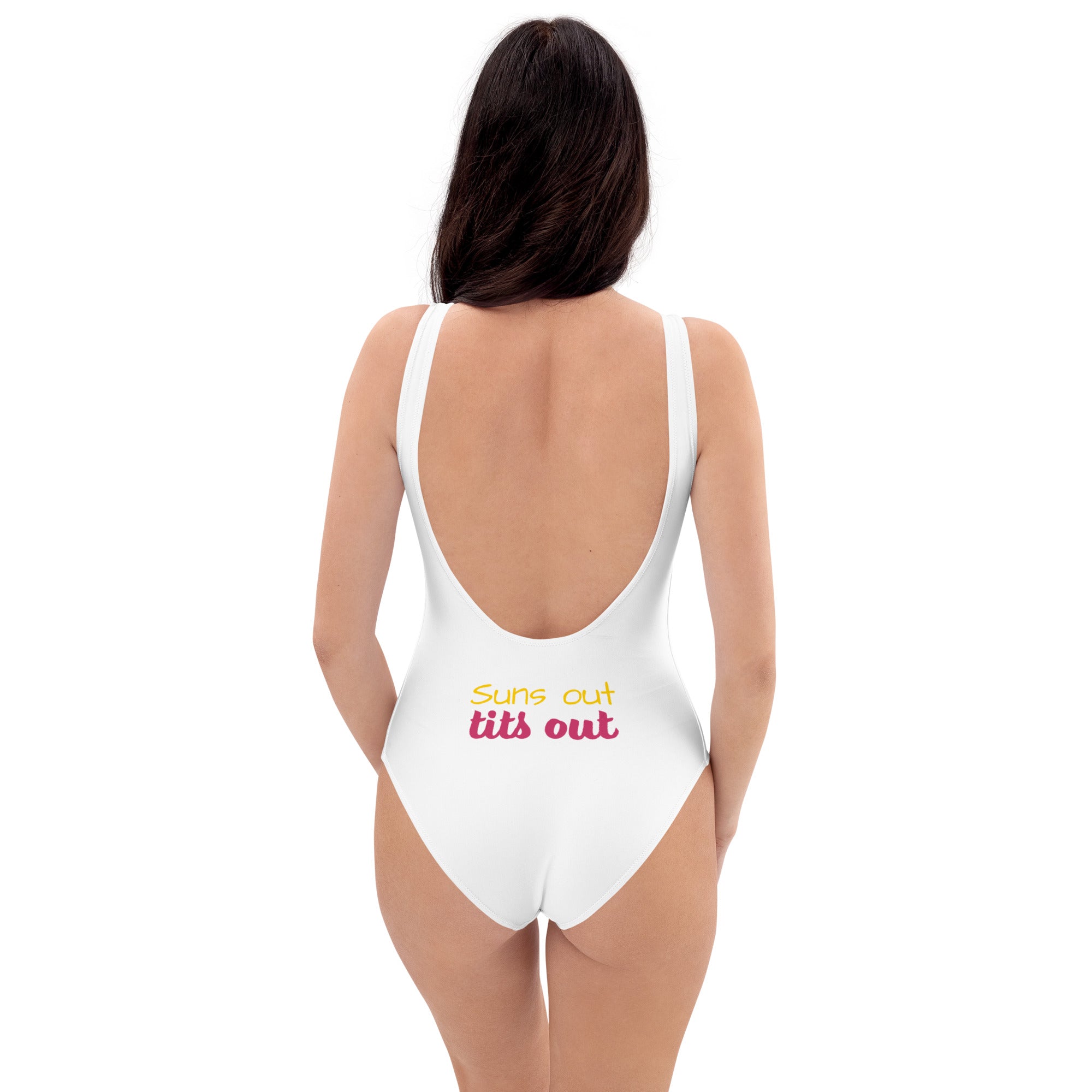 Suns out white - One-Piece Swimsuit