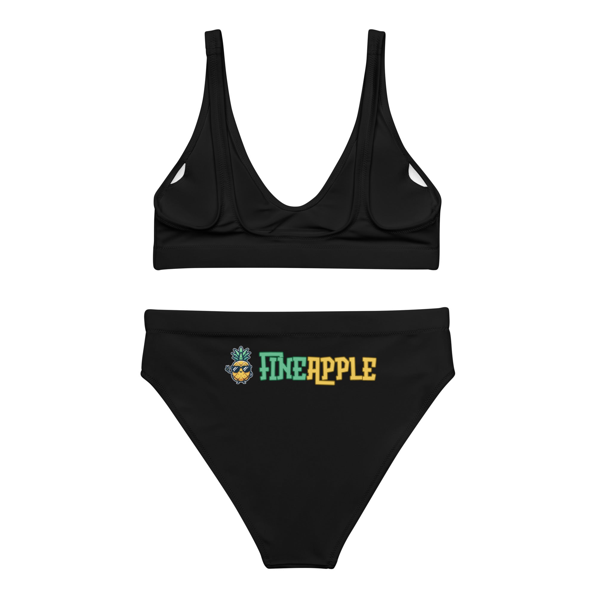 Recycled high-waisted bikini