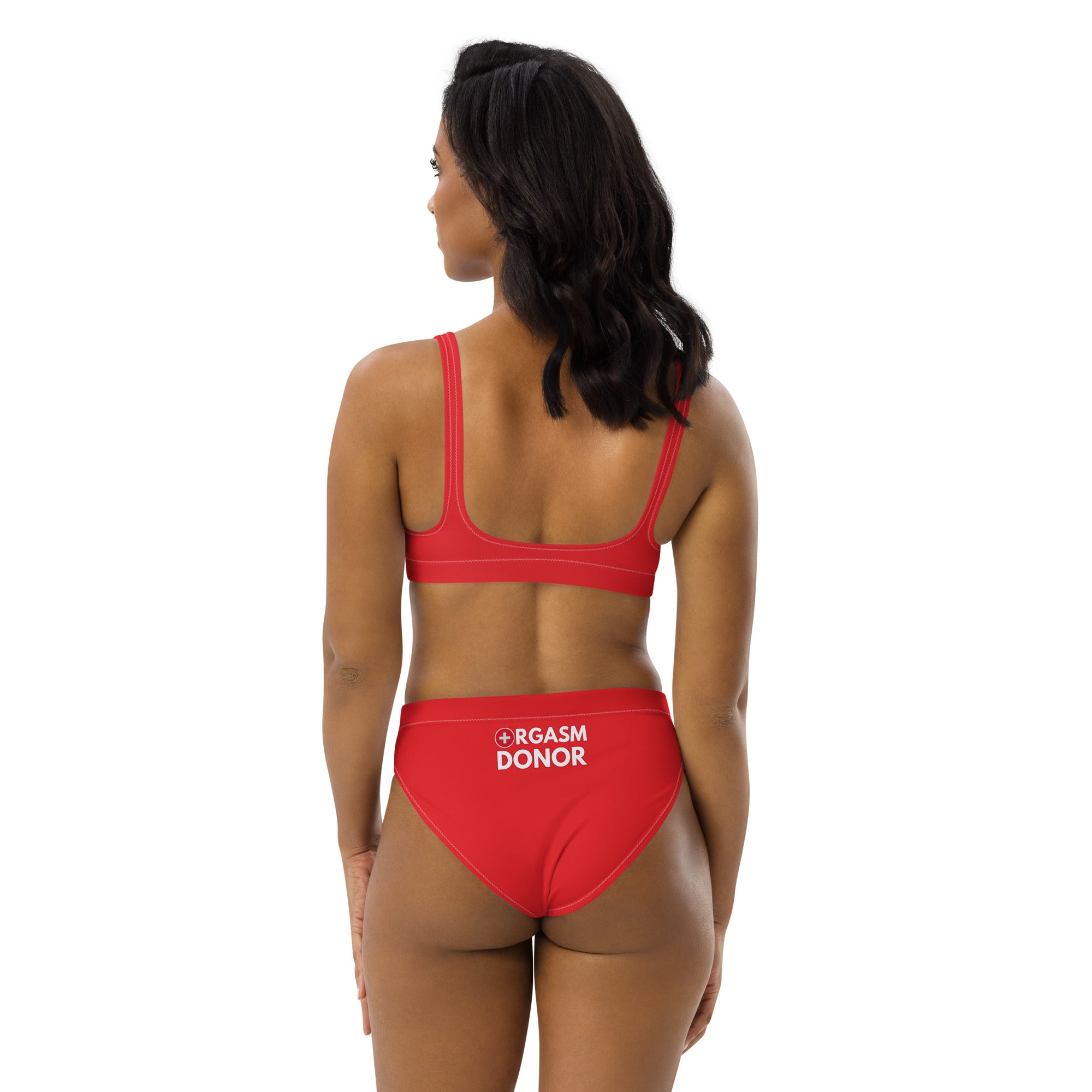 Orgasm donor - Recycled high-waisted bikini