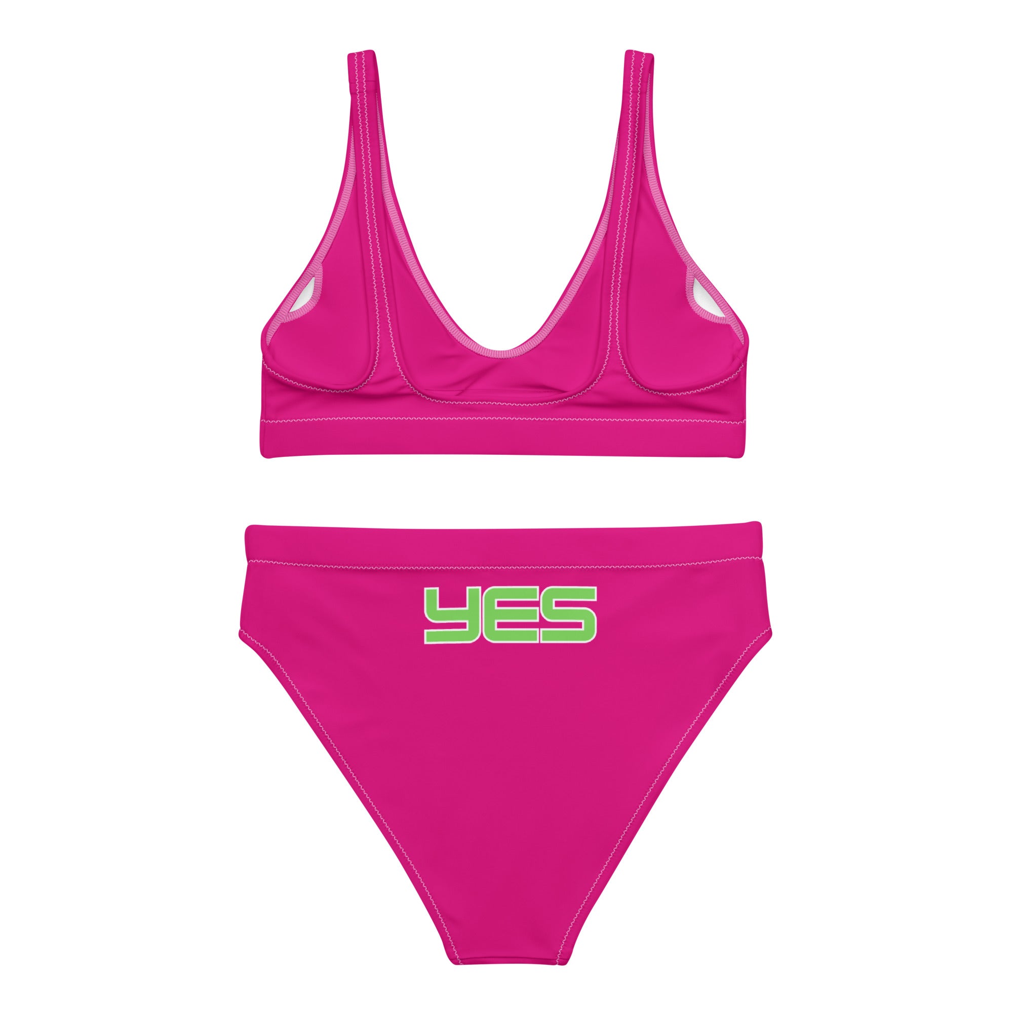 Yes - Recycled high-waisted bikini