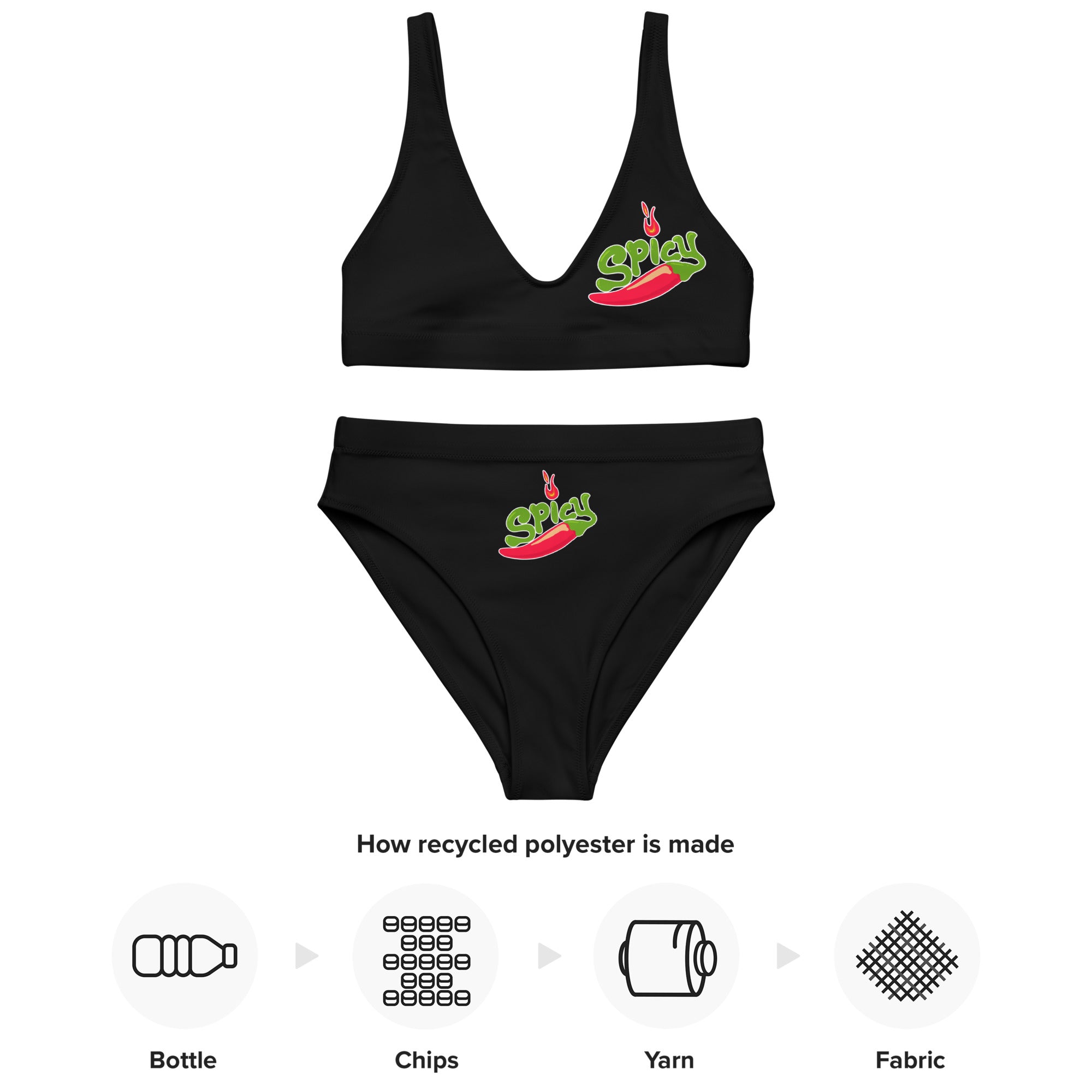 Spicy - Recycled high-waisted bikini