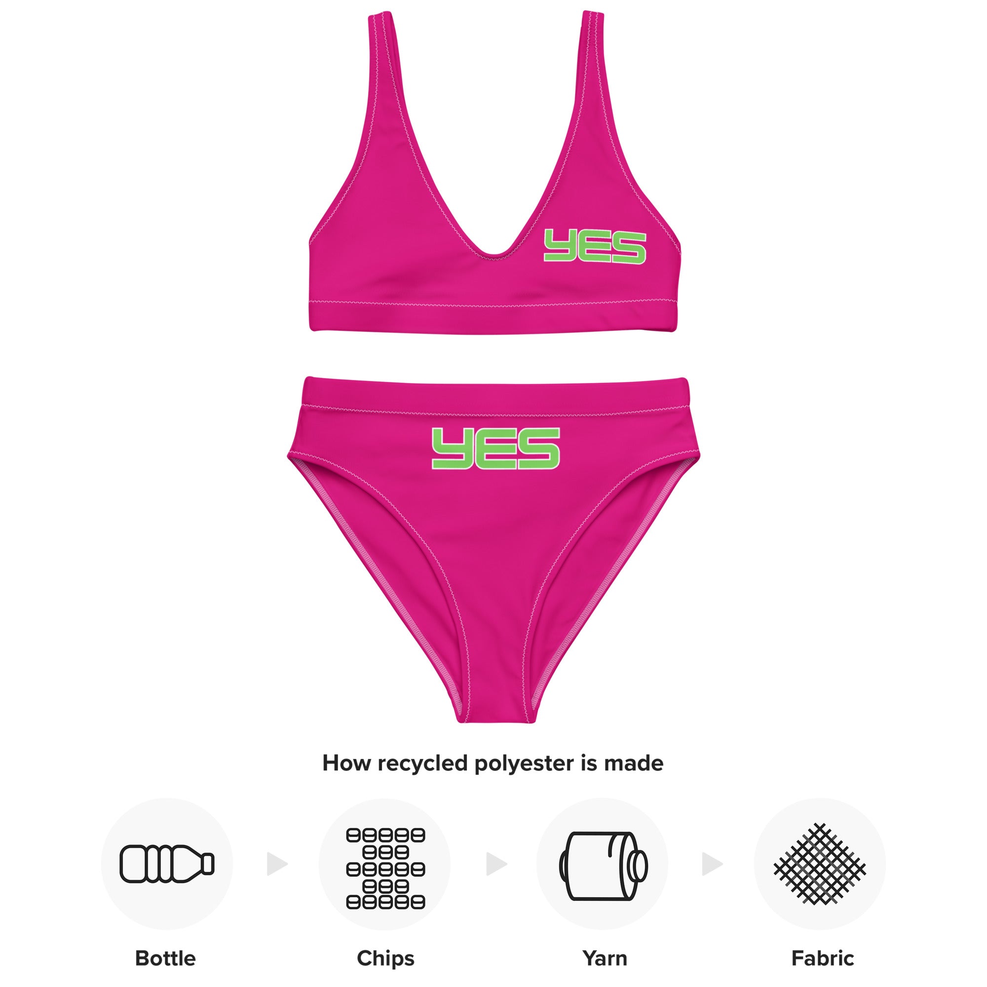 Yes - Recycled high-waisted bikini
