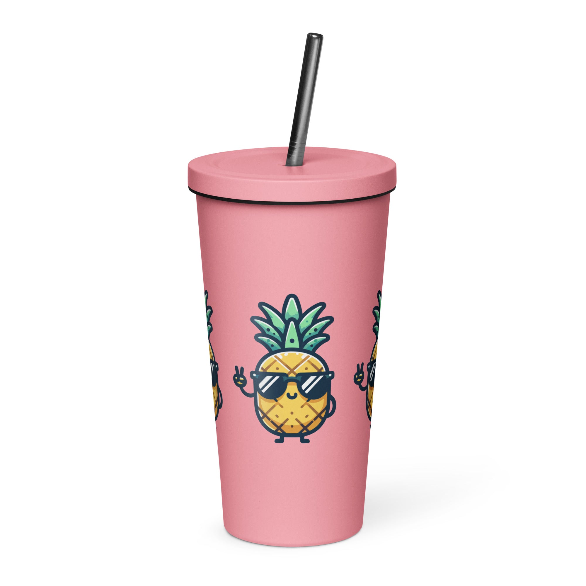 Flirt - Insulated tumbler with a straw