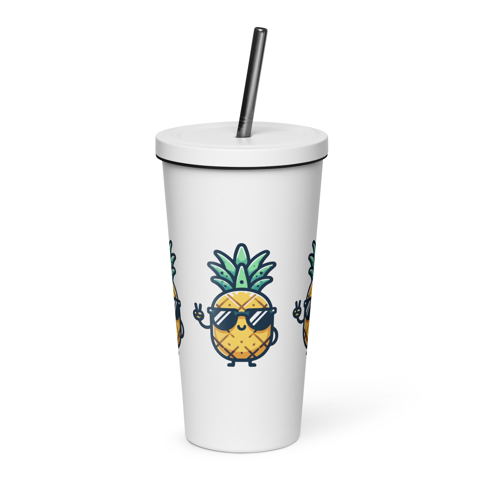 Flirt - Insulated tumbler with a straw