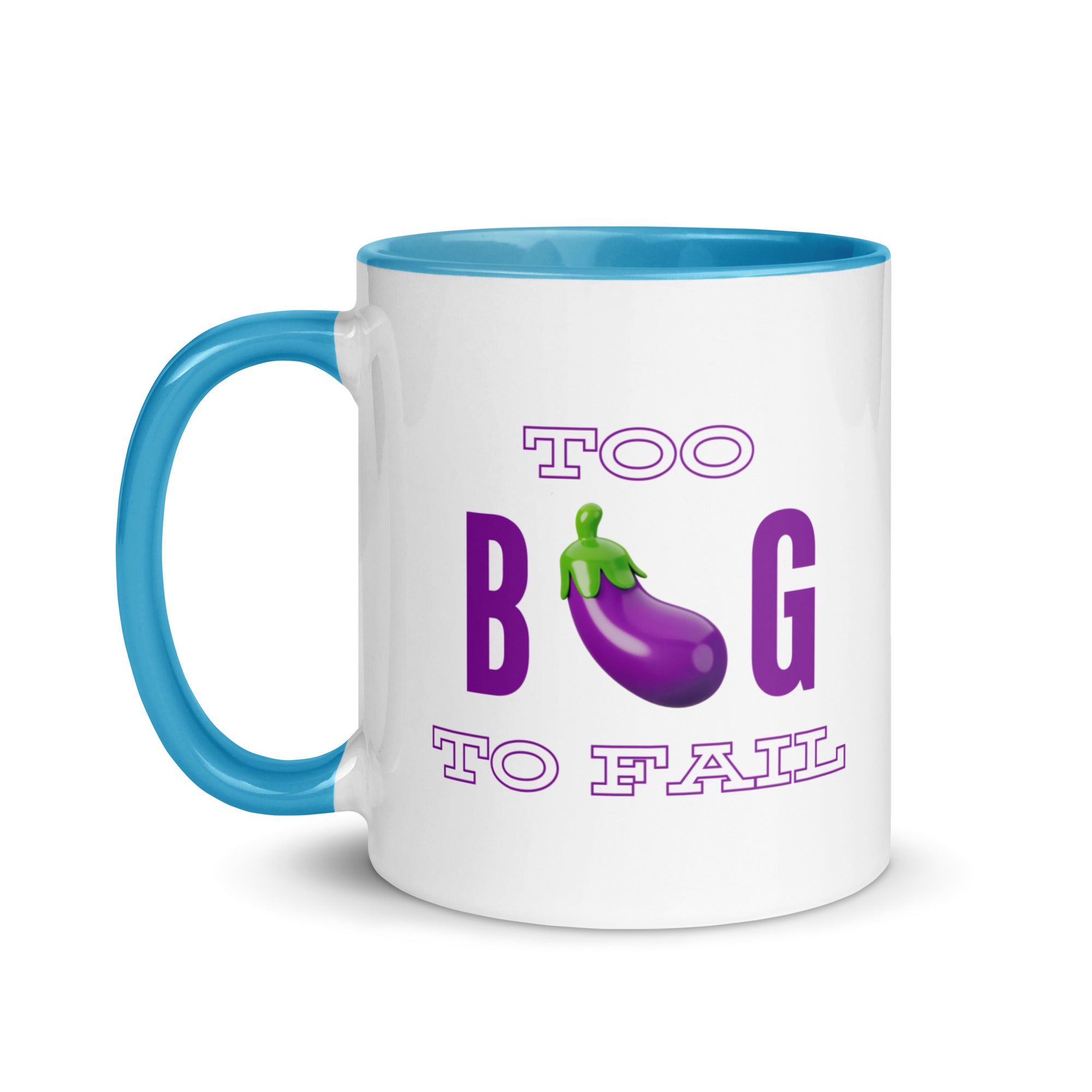 Too big - Mug with Color Inside