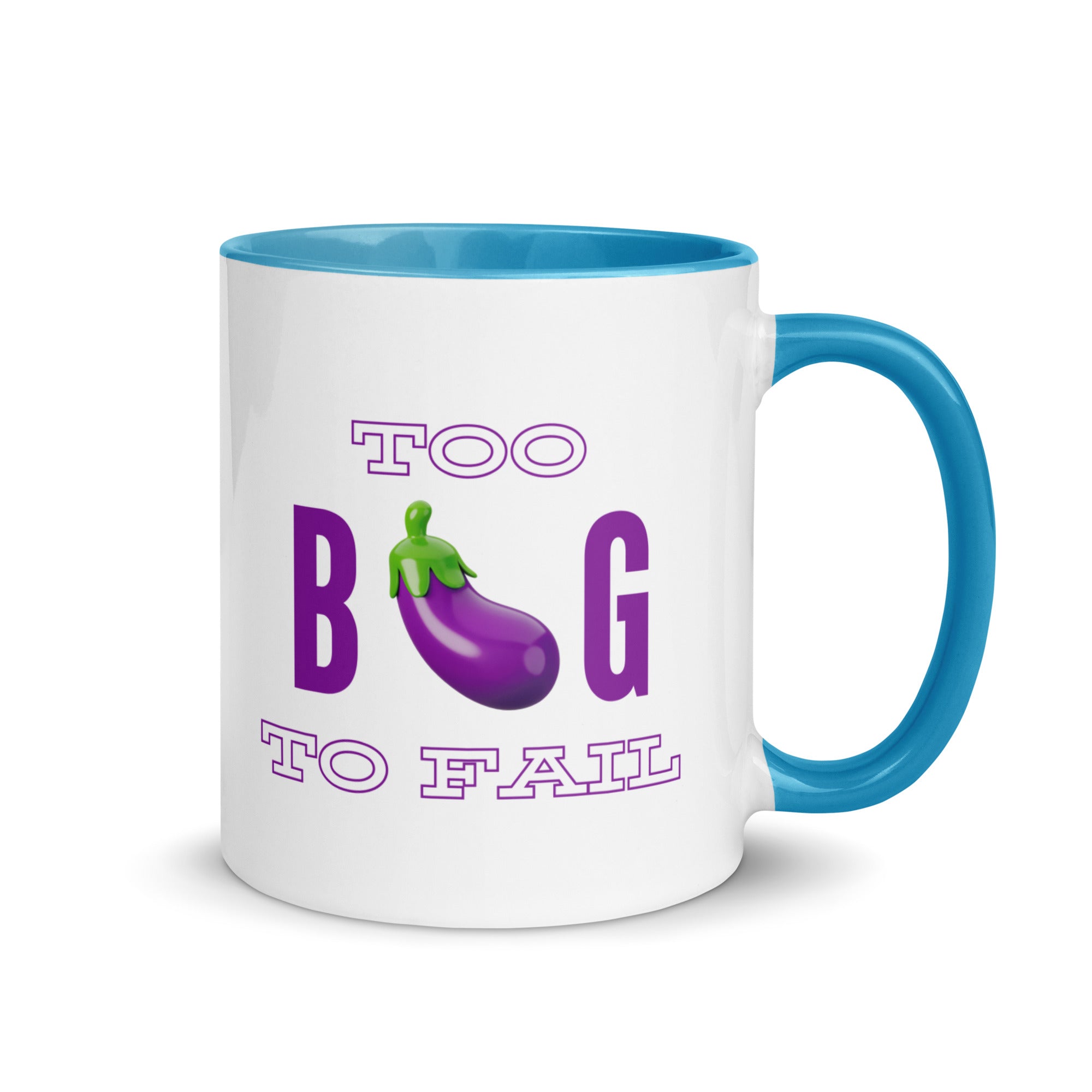 Too big - Mug with Color Inside