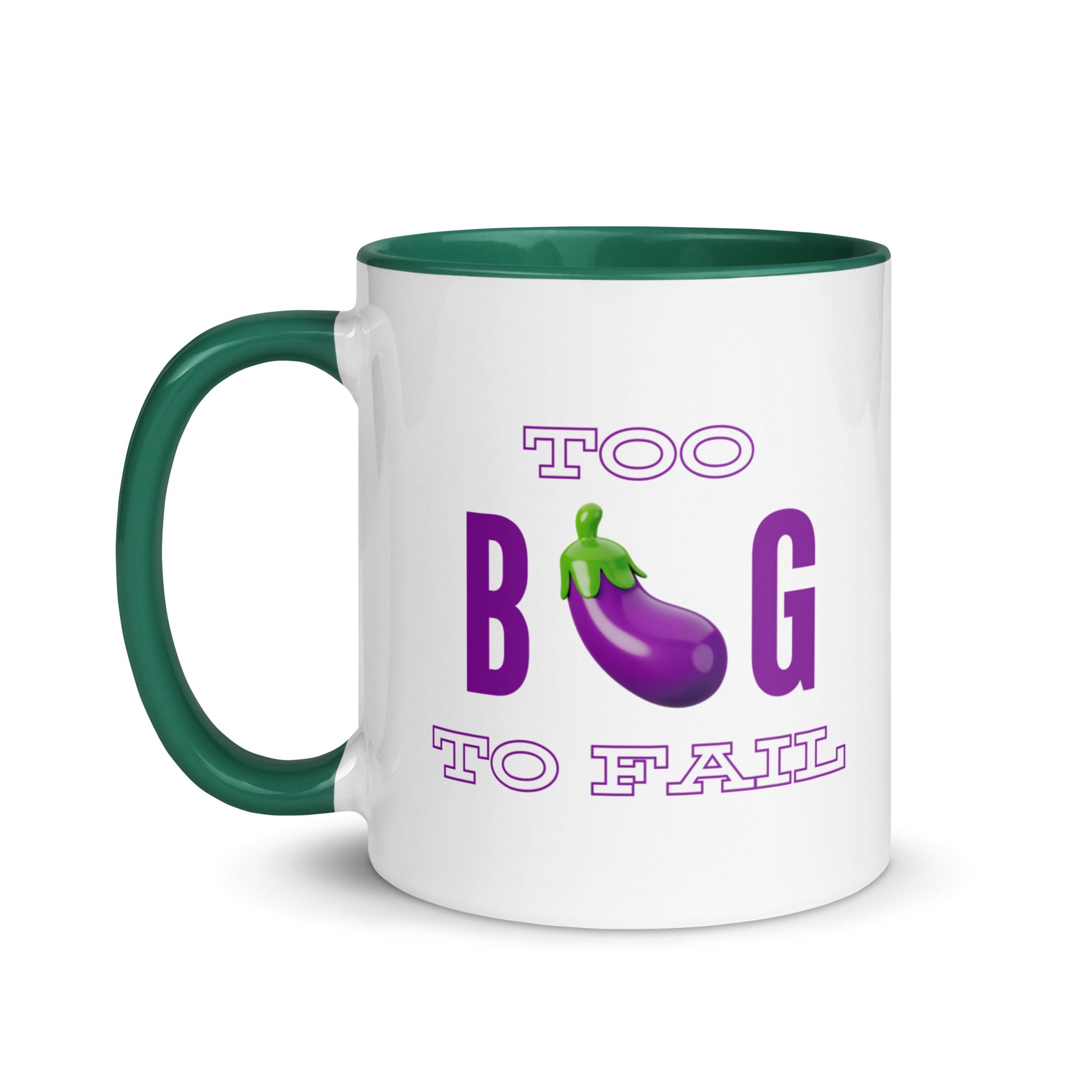 Too big - Mug with Color Inside