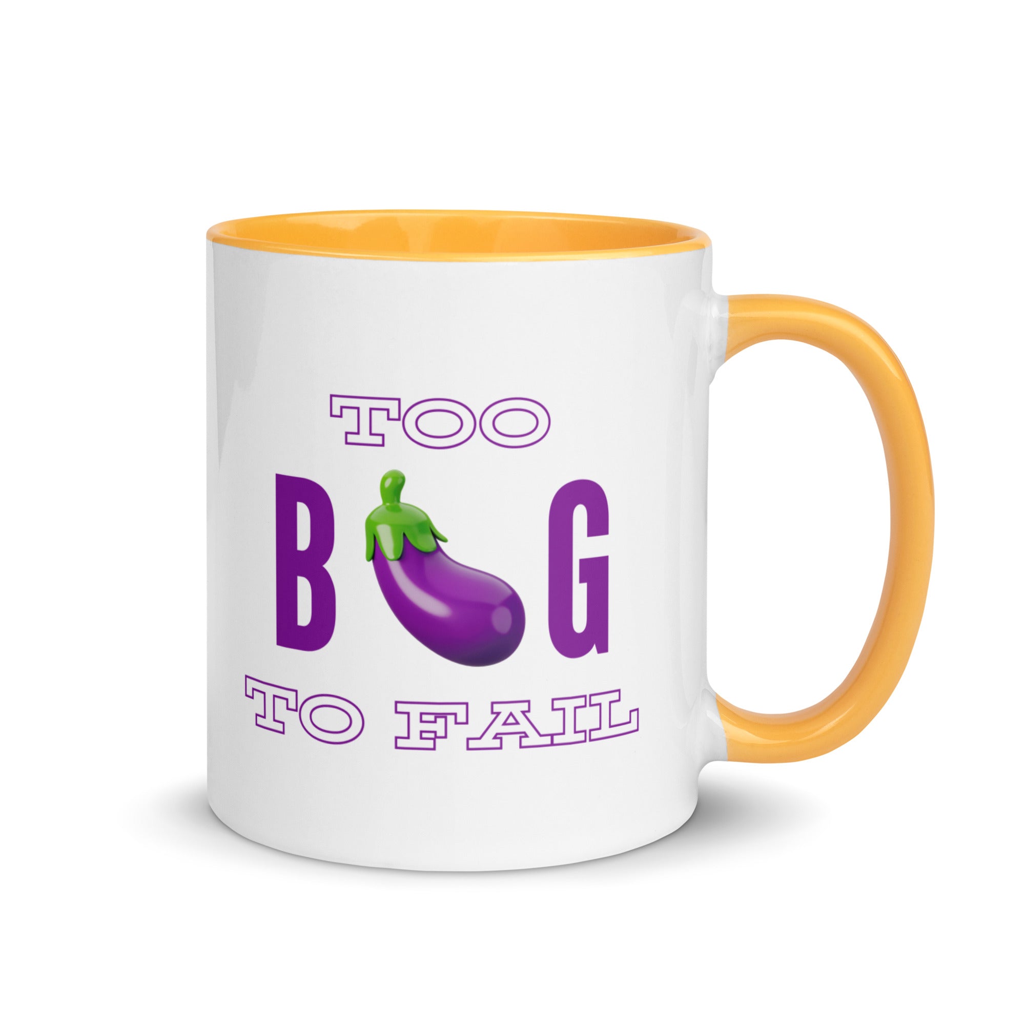 Too big - Mug with Color Inside