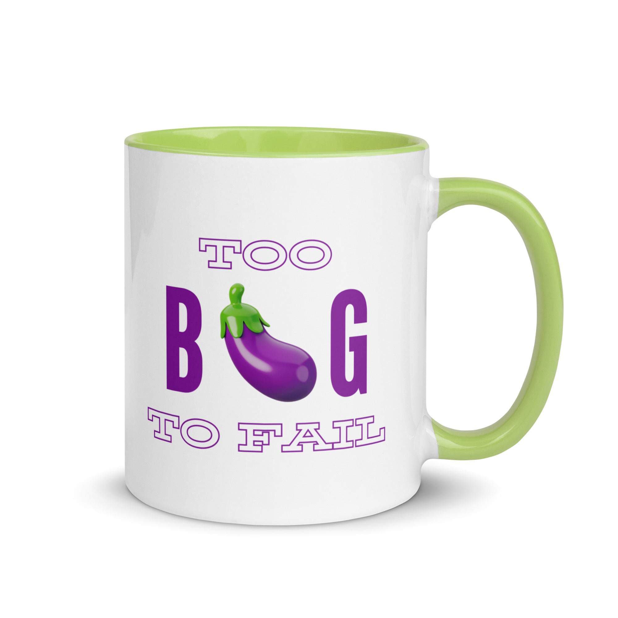 Too big - Mug with Color Inside