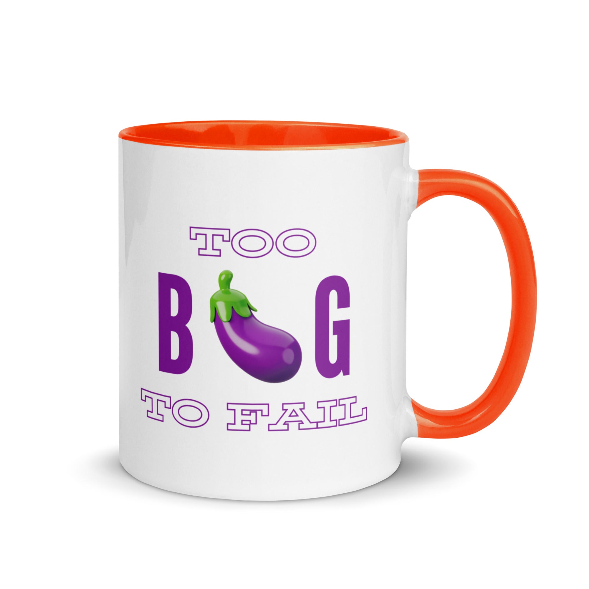 Too big - Mug with Color Inside