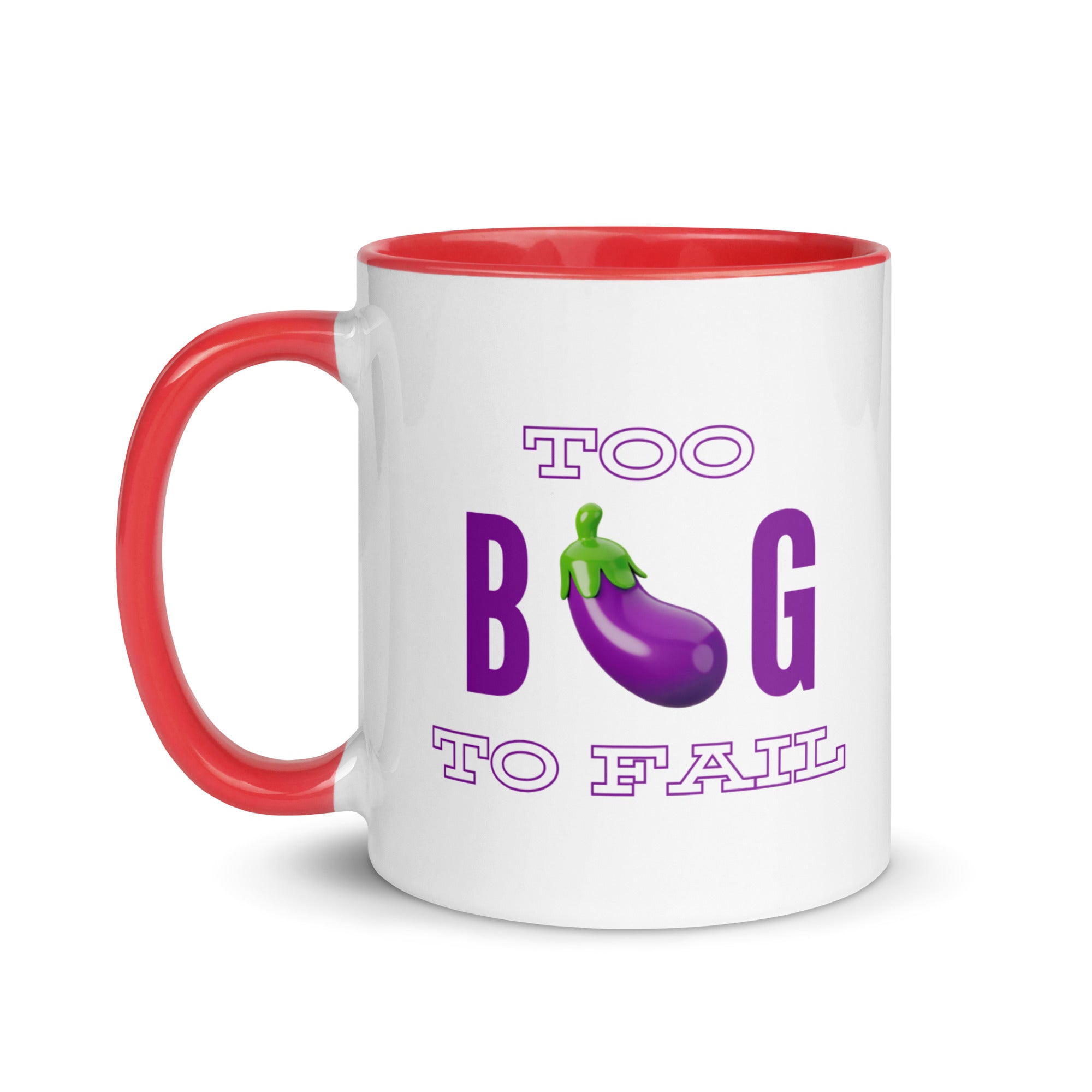 Too big - Mug with Color Inside