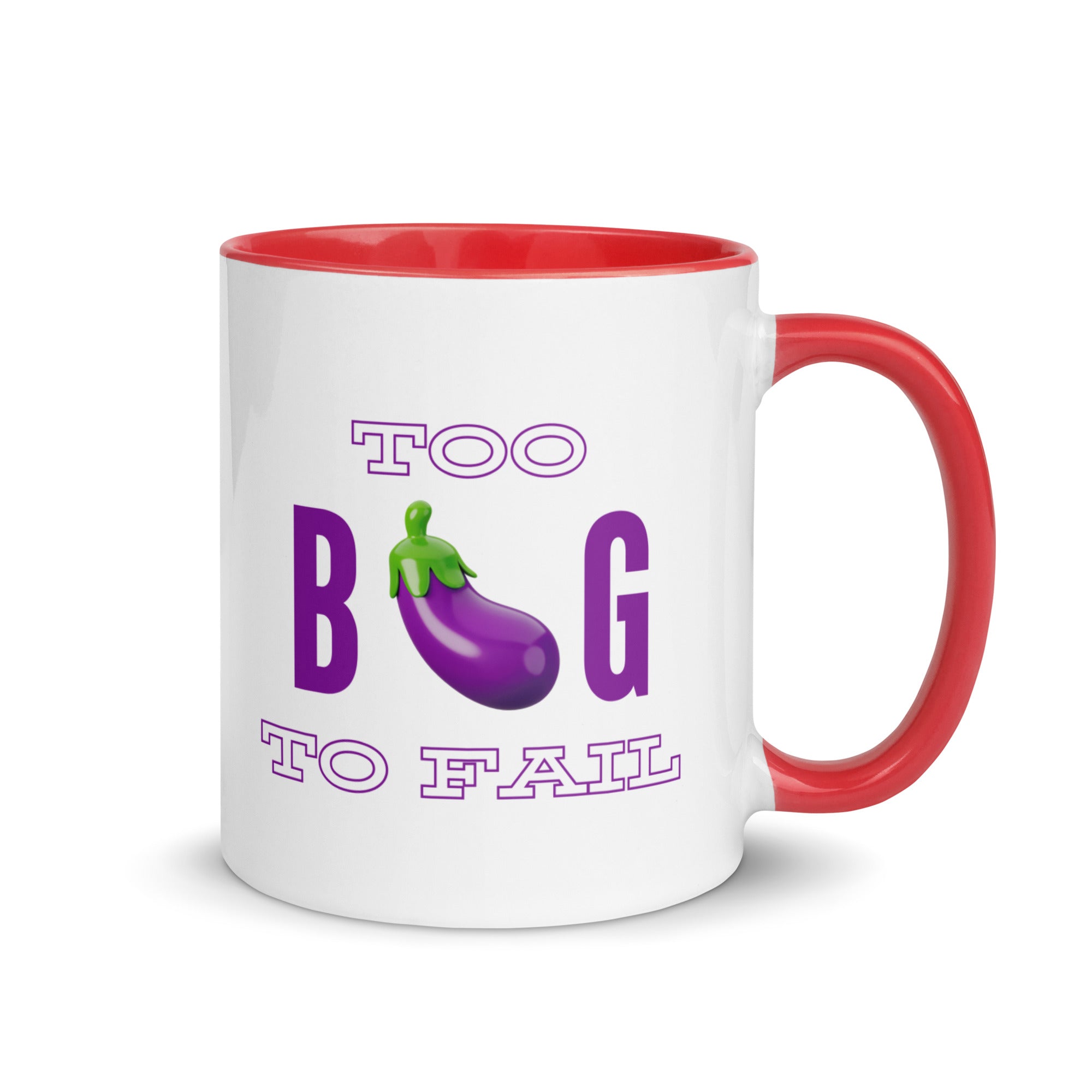 Too big - Mug with Color Inside