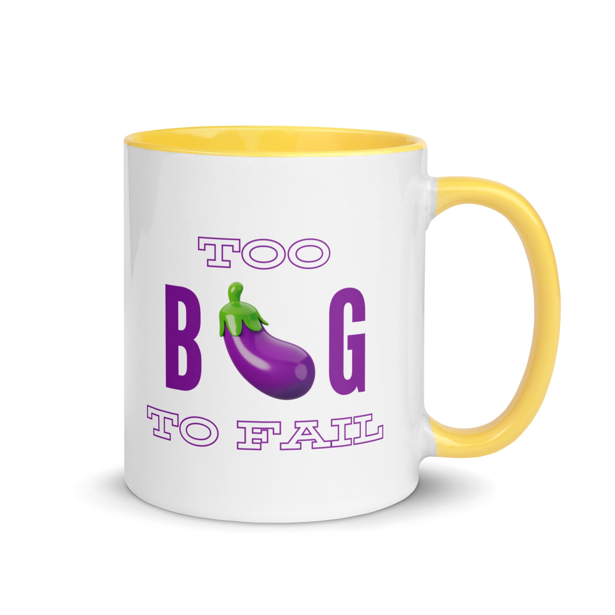Too big - Mug with Color Inside