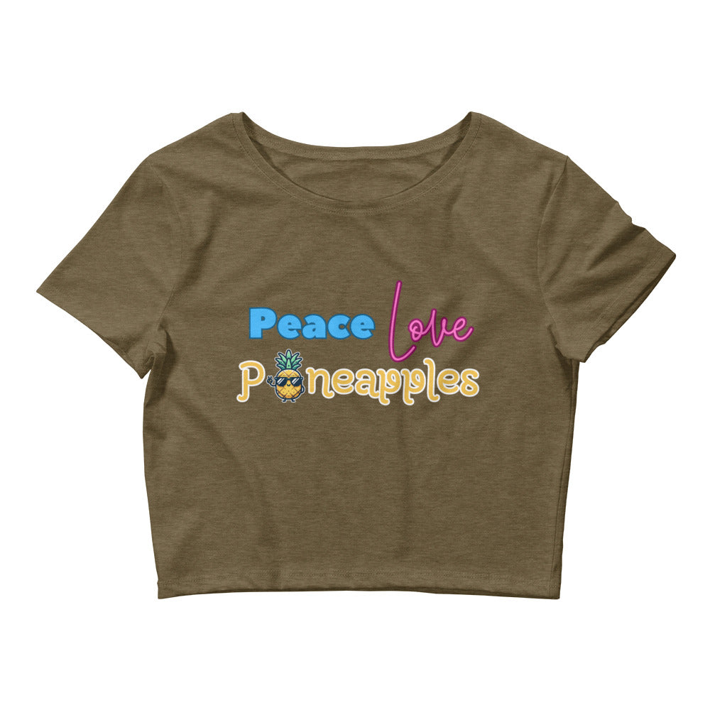 Flirt peace - Women’s Crop Tee