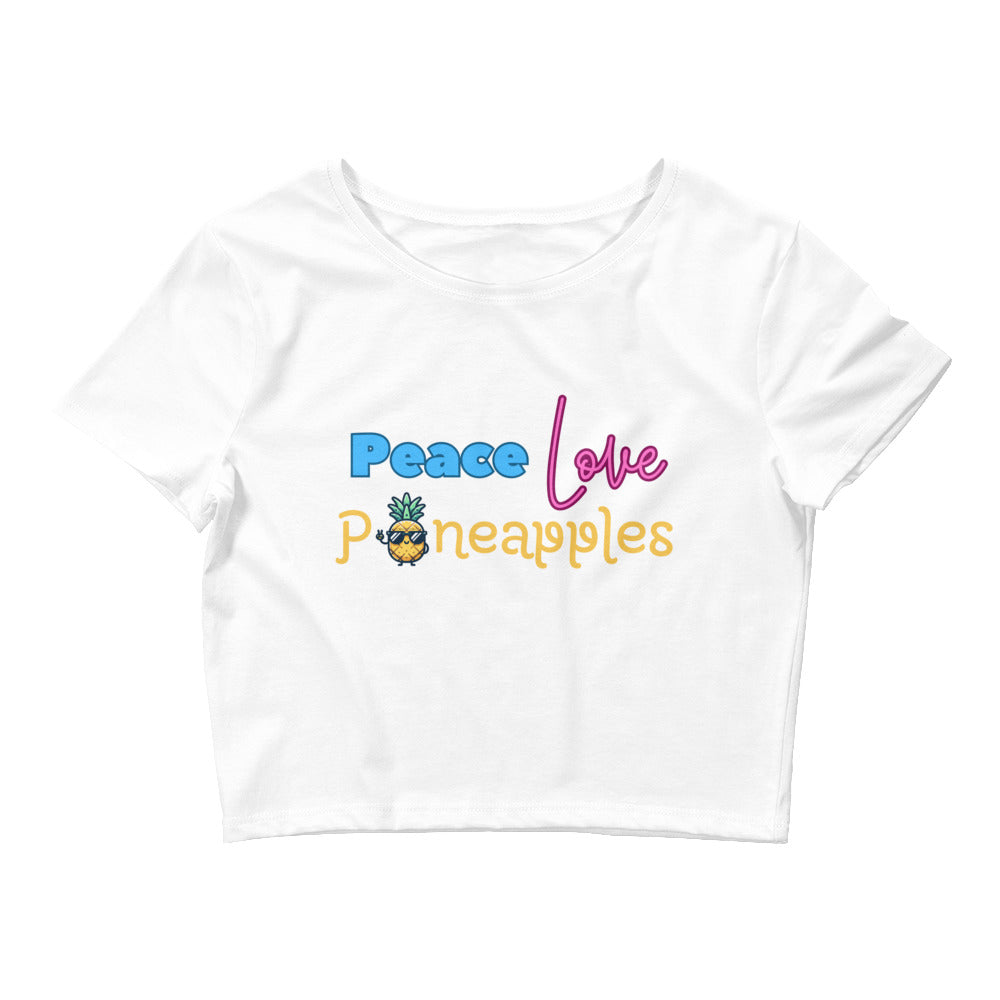 Flirt peace - Women’s Crop Tee