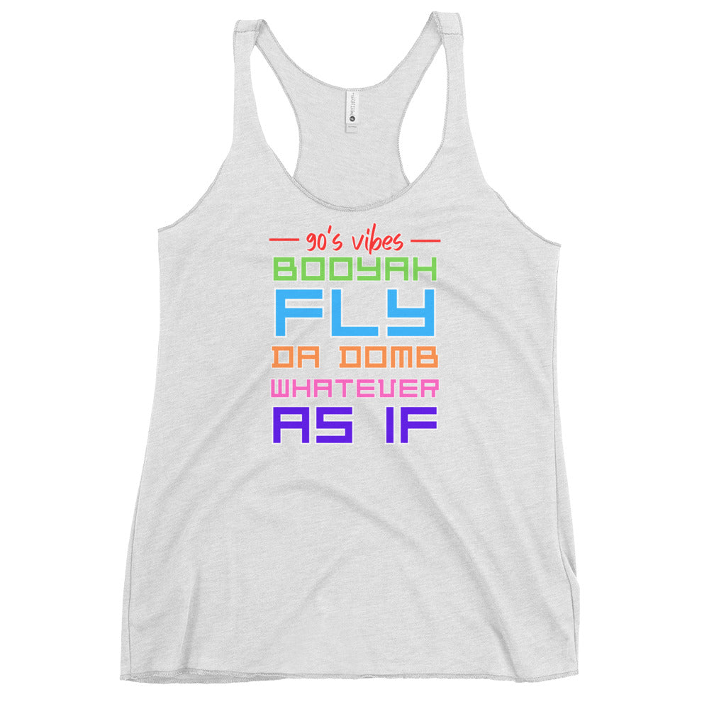 90's - Women's Racerback Tank