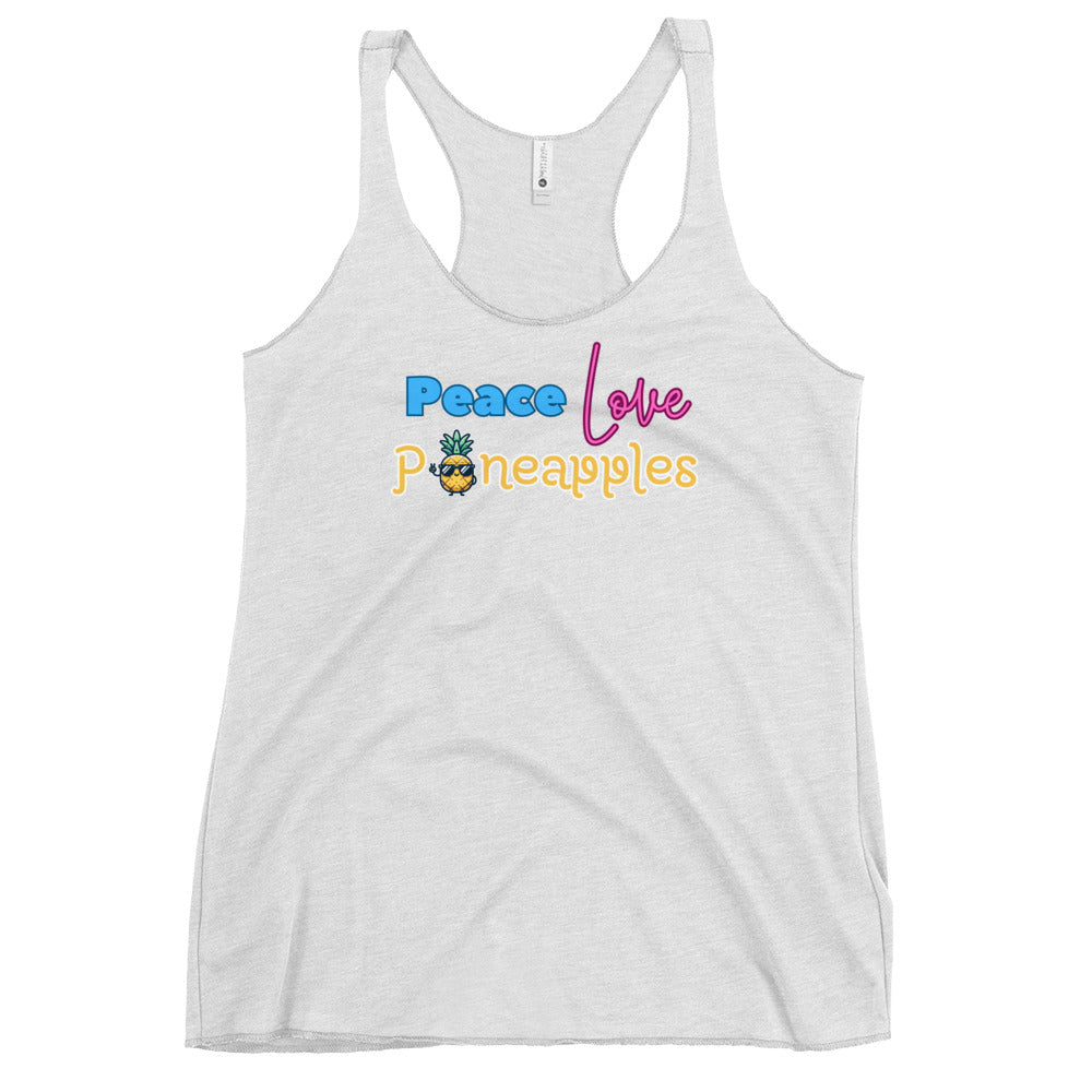 Flirt peace - Women's Racerback Tank