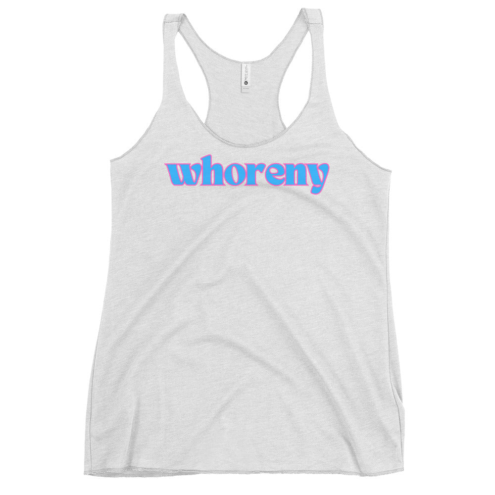 Whoreny - Women's Racerback Tank