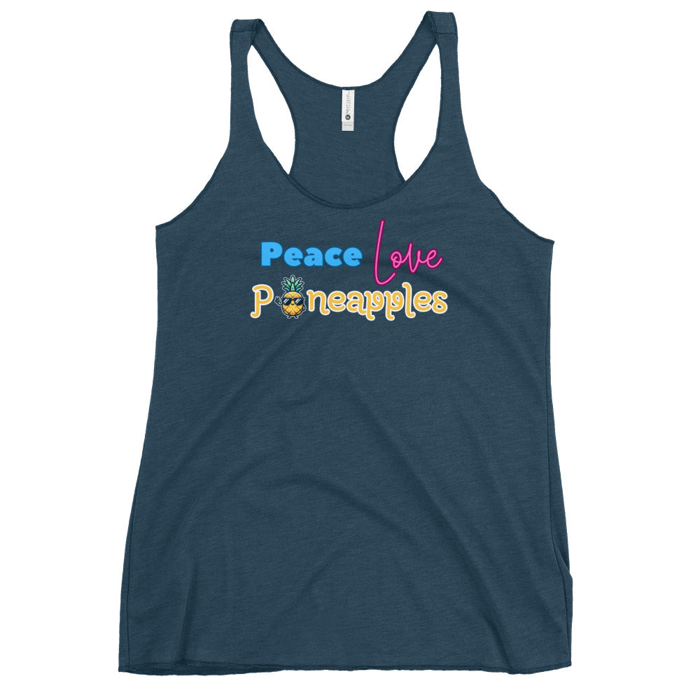 Flirt peace - Women's Racerback Tank