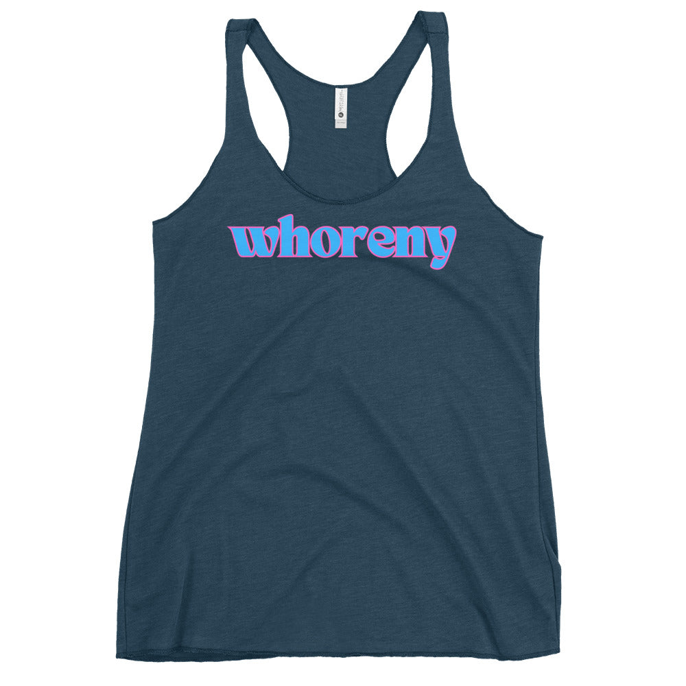 Whoreny - Women's Racerback Tank