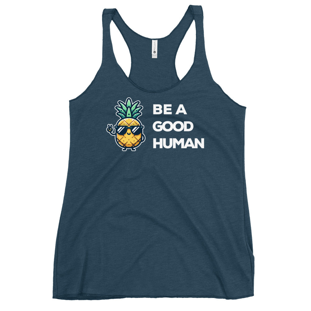 Flirt Good Human - Women's Racerback Tank