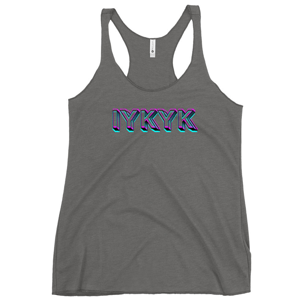 IYKYK - Women's Racerback Tank