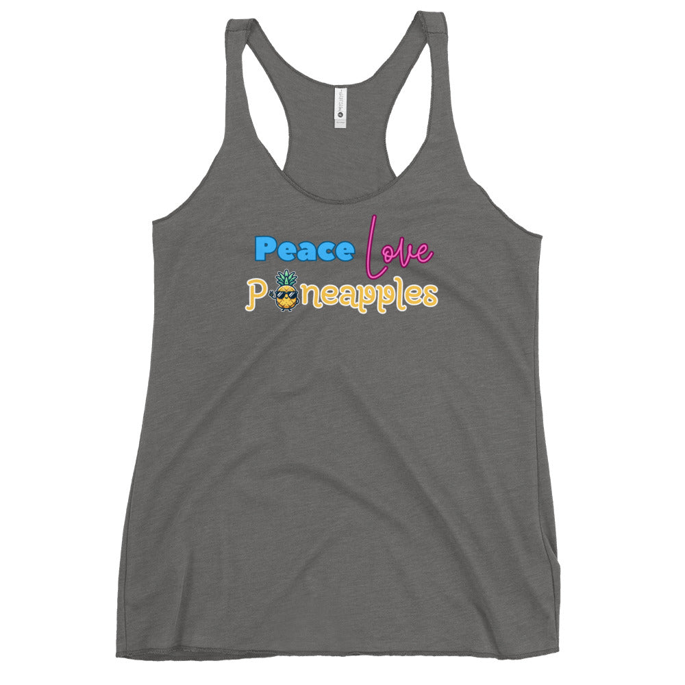 Flirt peace - Women's Racerback Tank