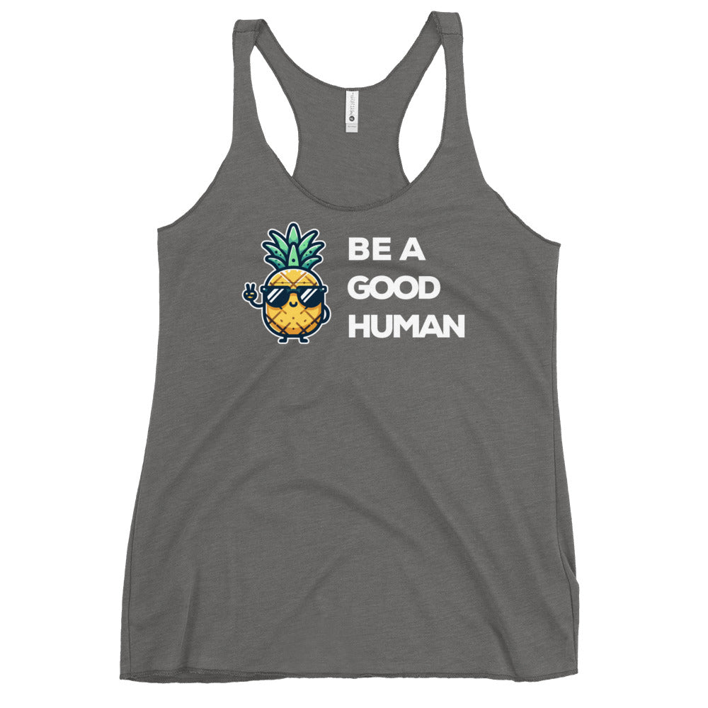 Flirt Good Human - Women's Racerback Tank