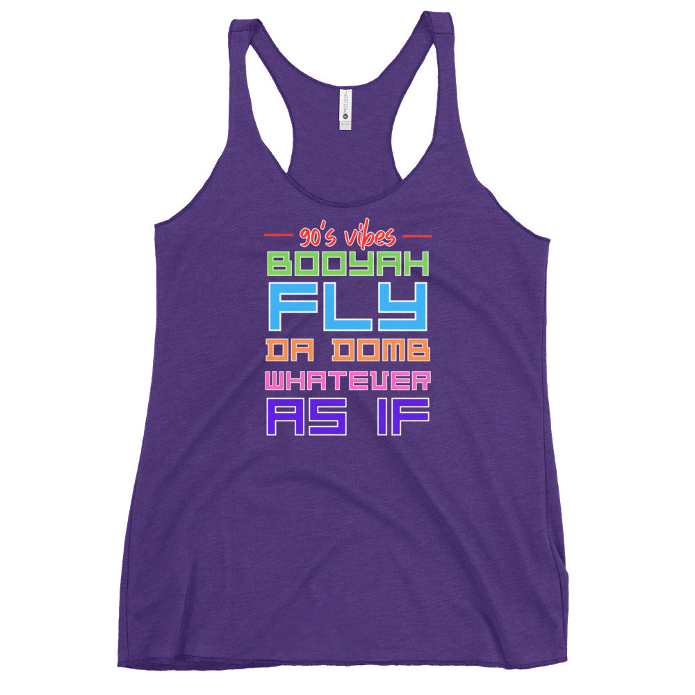 90's - Women's Racerback Tank