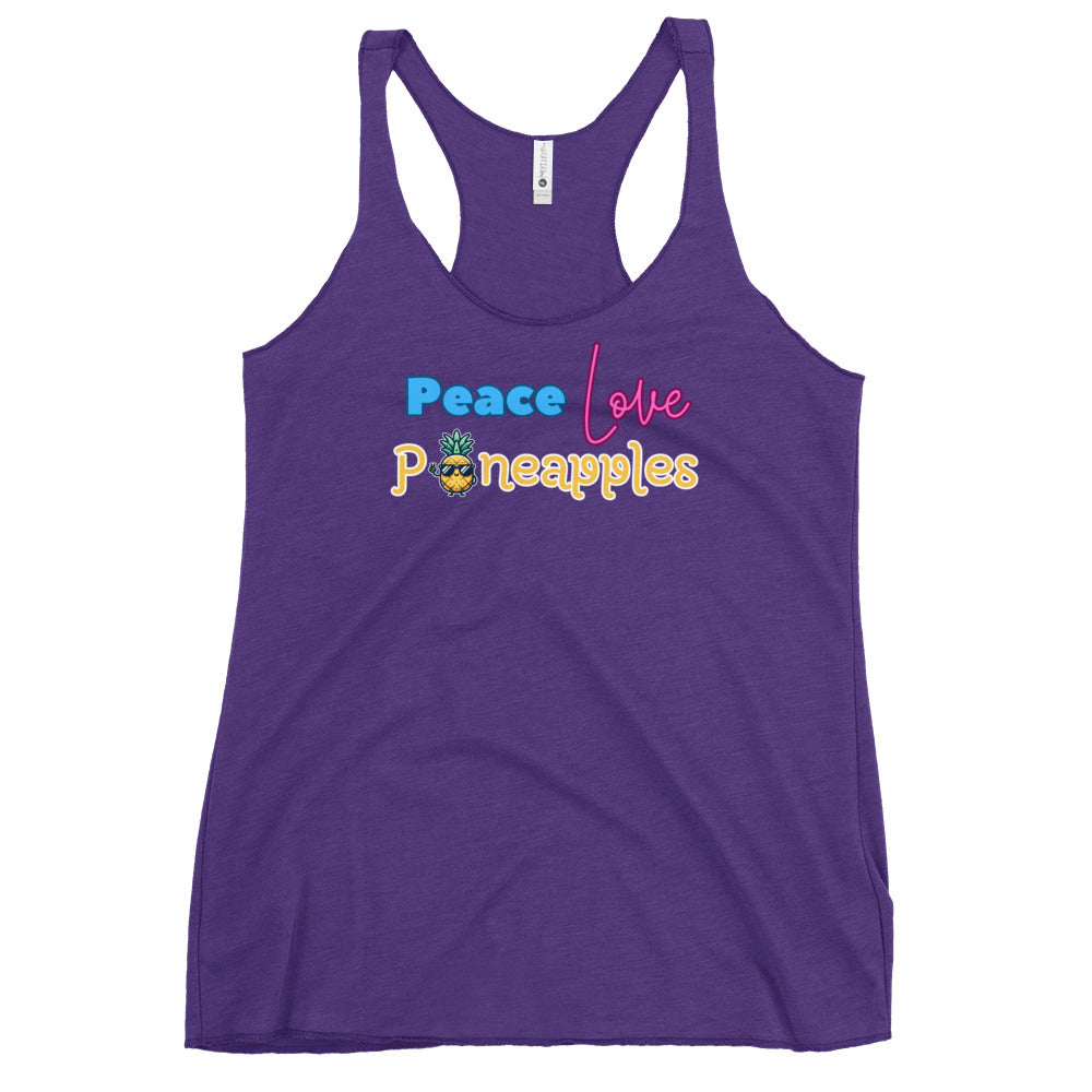 Flirt peace - Women's Racerback Tank