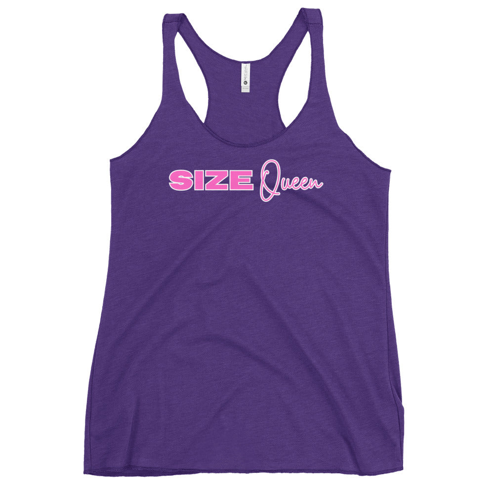 Size Queen - Women's Racerback Tank