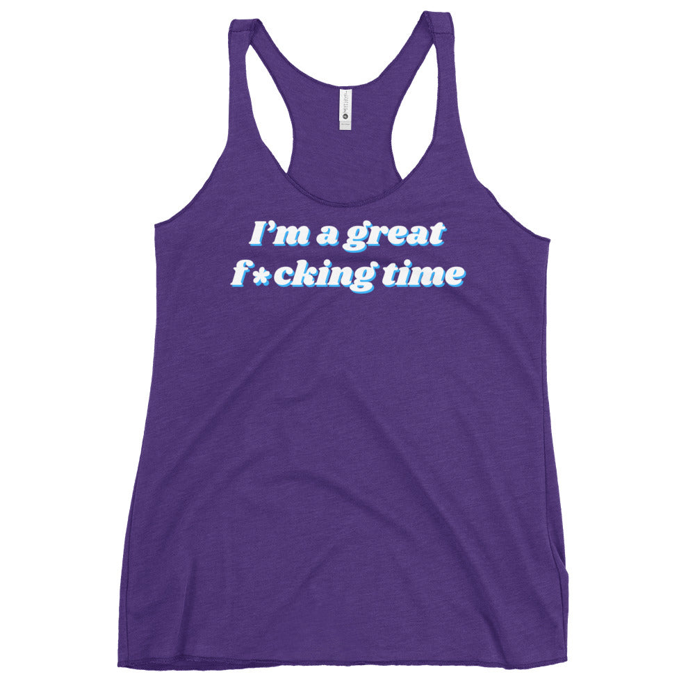Great time - Women's Racerback Tank