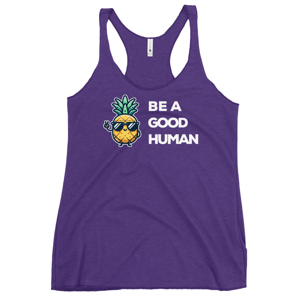Flirt Good Human - Women's Racerback Tank