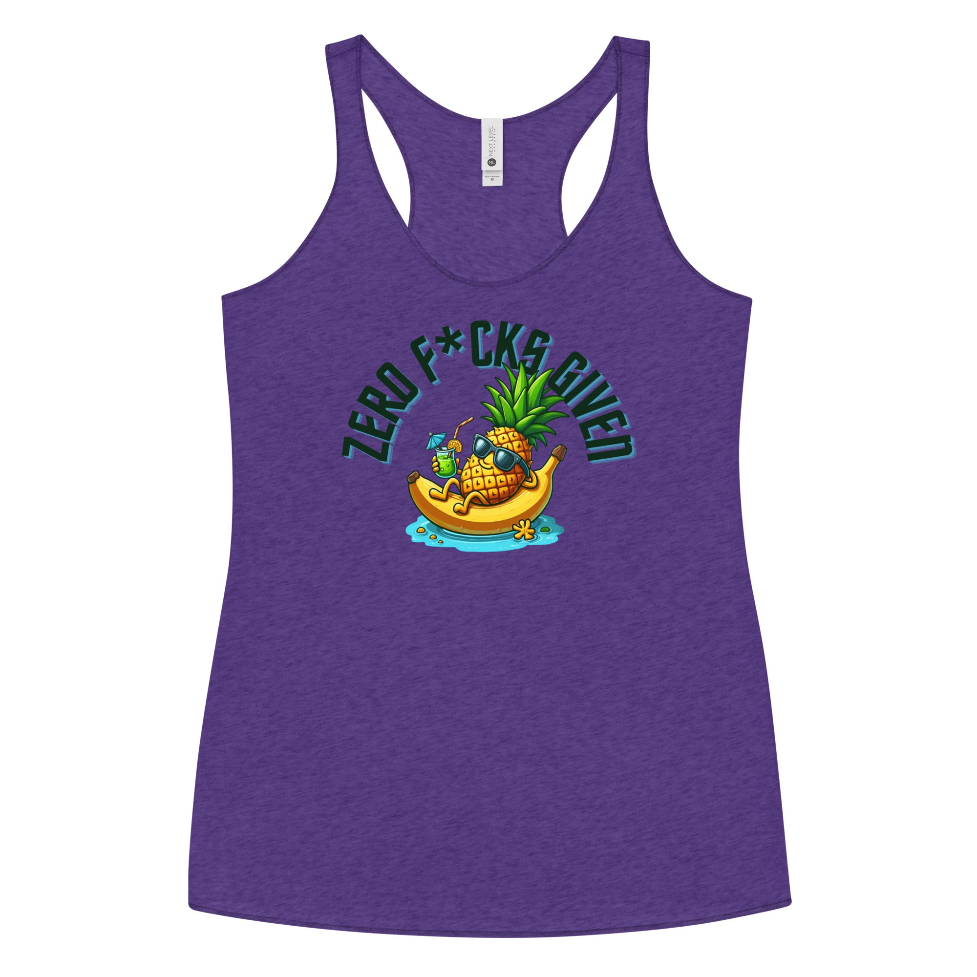 Zero F*cks Given -Women's Racerback Tank