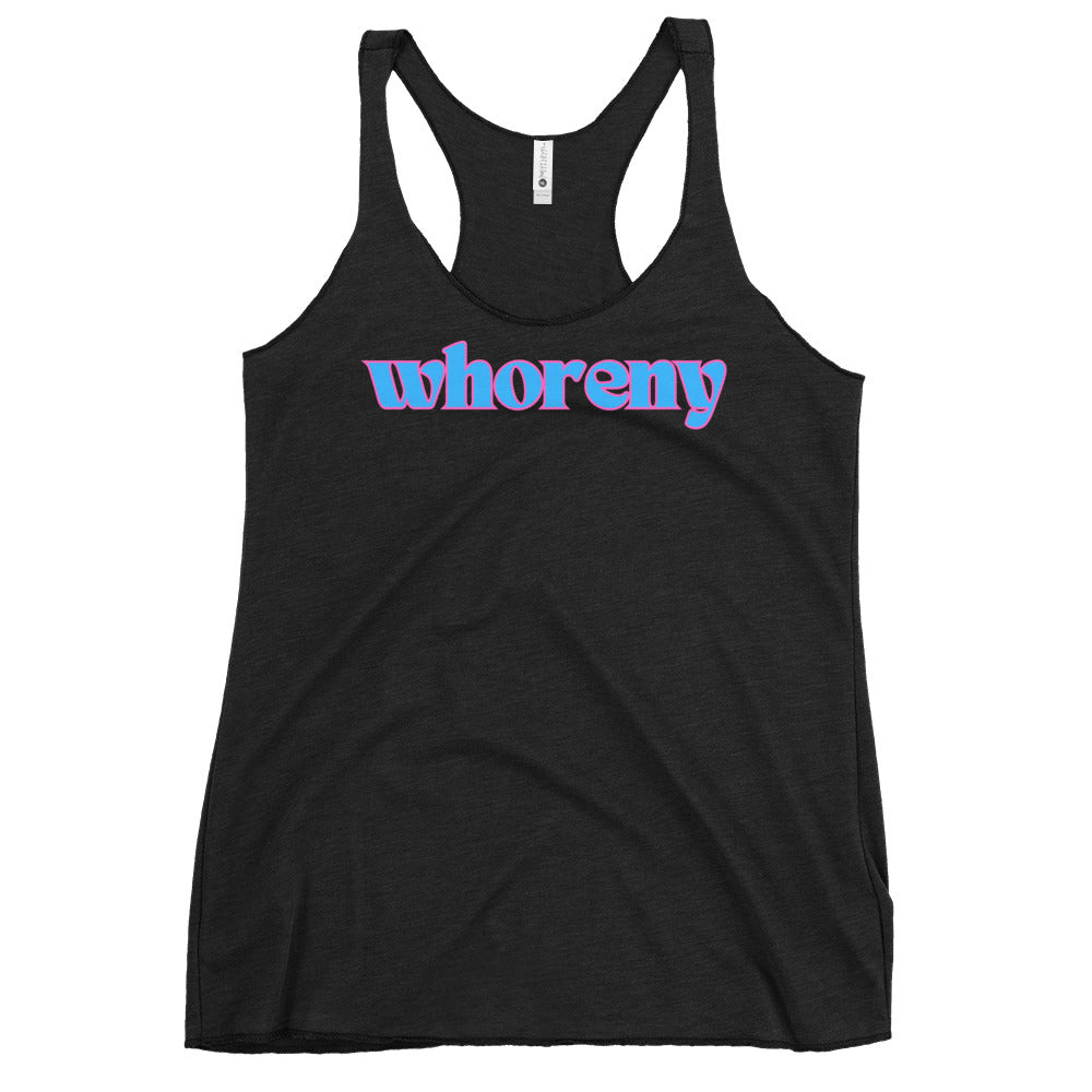 Whoreny - Women's Racerback Tank