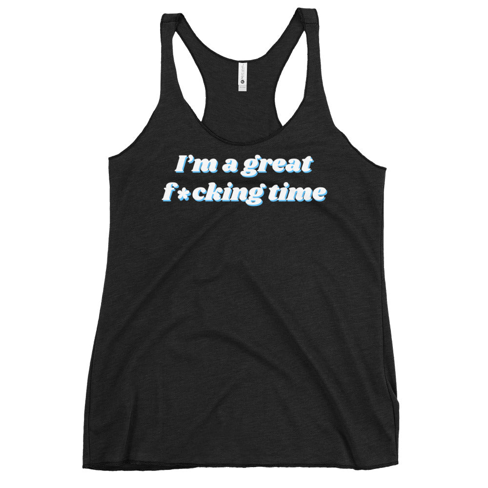 Great time - Women's Racerback Tank