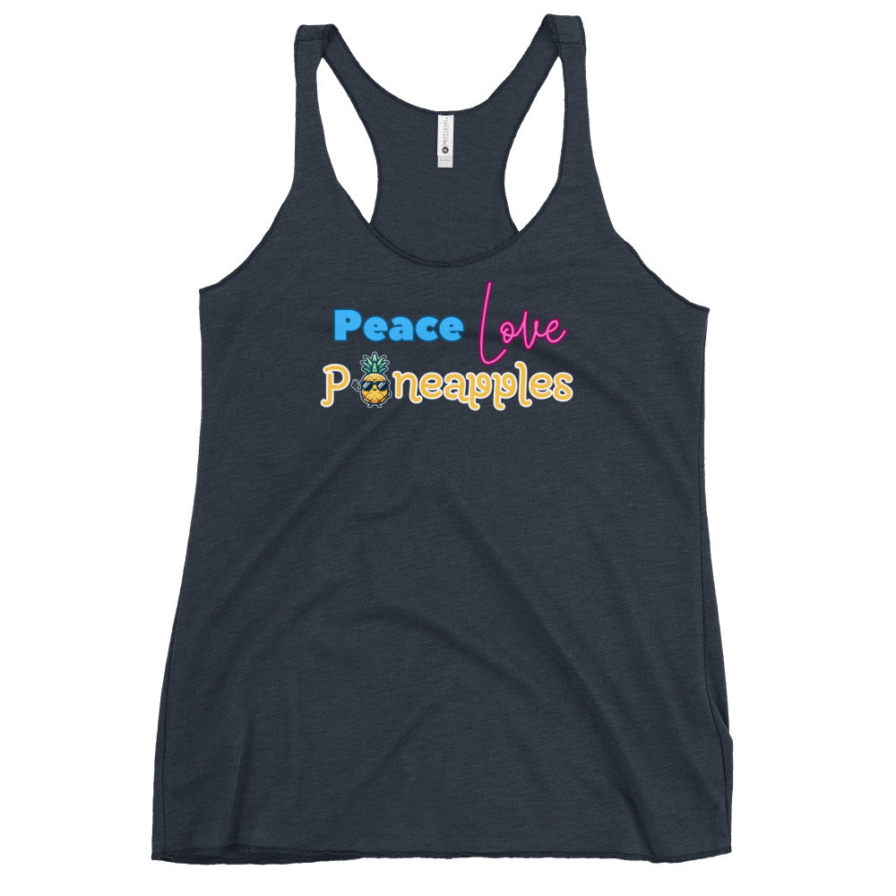 Flirt peace - Women's Racerback Tank