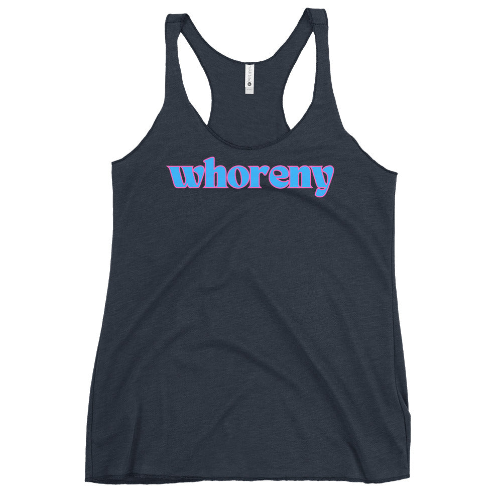 Whoreny - Women's Racerback Tank