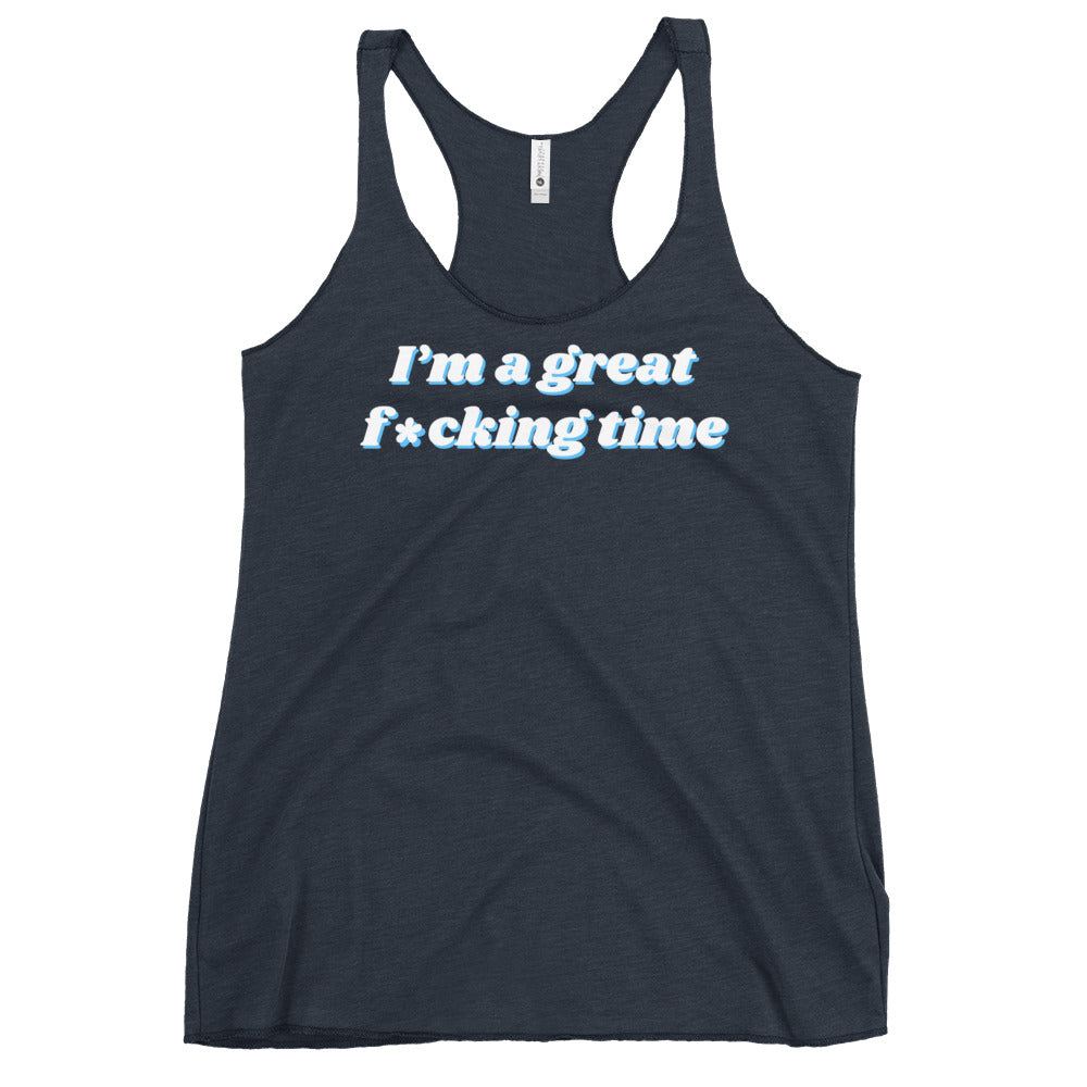 Great time - Women's Racerback Tank