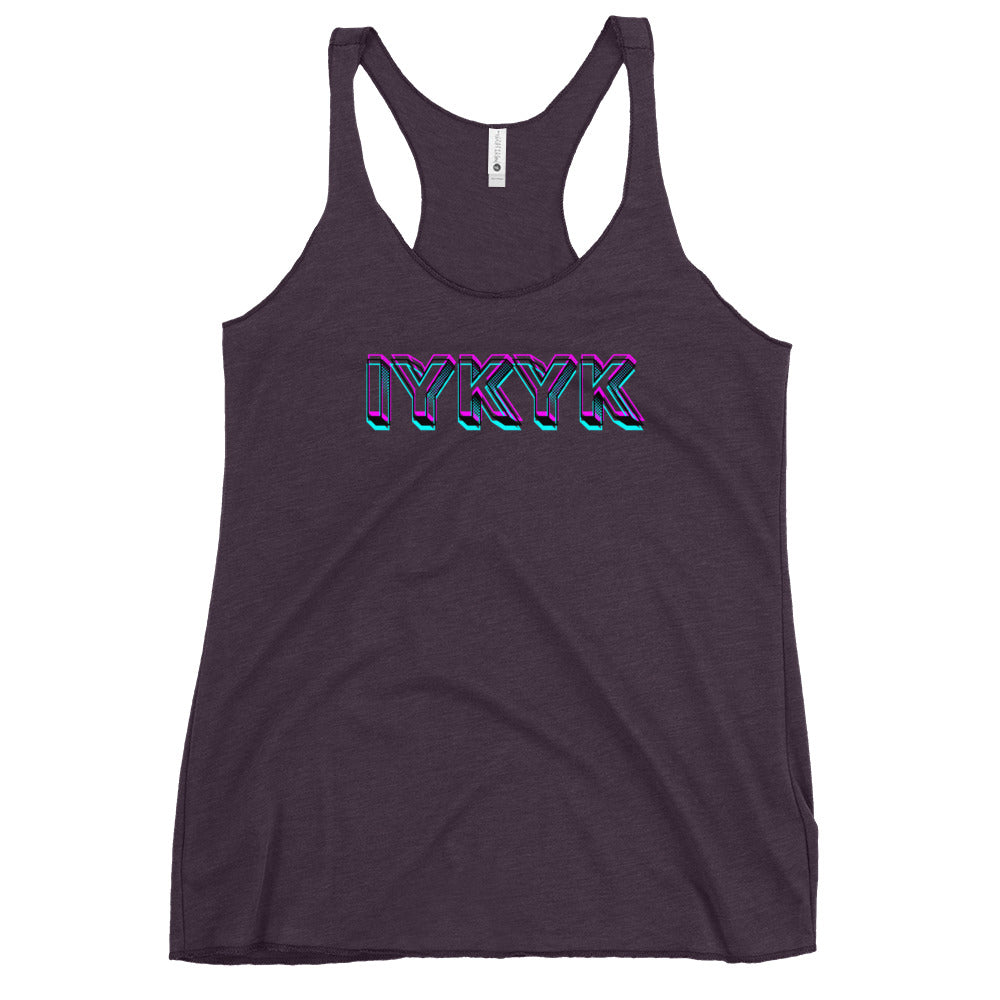 IYKYK - Women's Racerback Tank