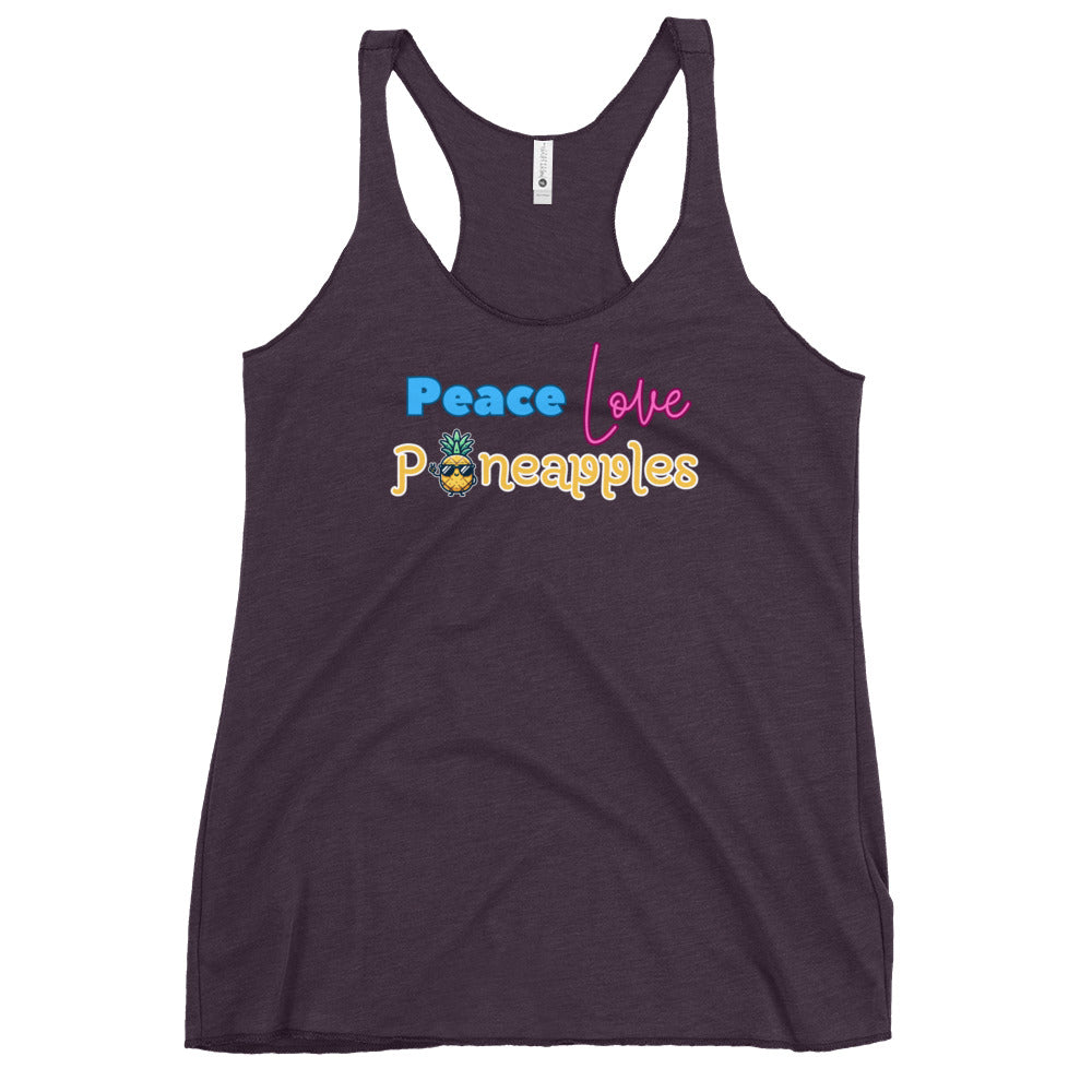 Flirt peace - Women's Racerback Tank