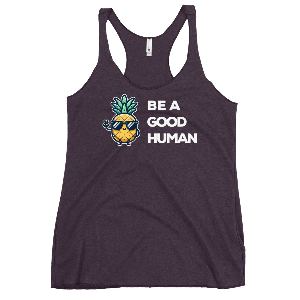 Flirt Good Human - Women's Racerback Tank