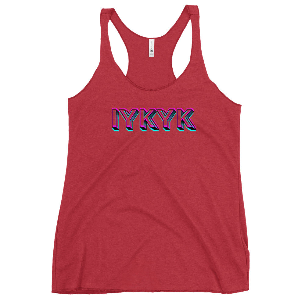 IYKYK - Women's Racerback Tank