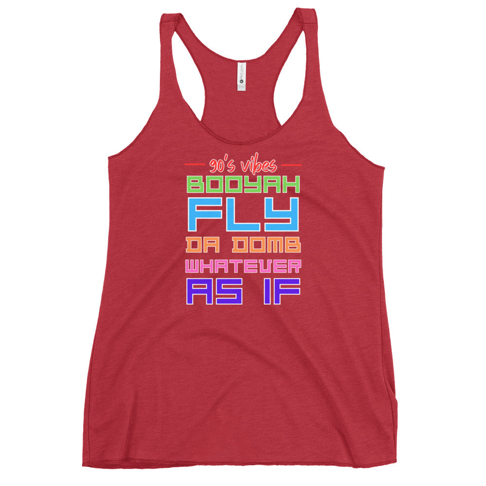 90's - Women's Racerback Tank