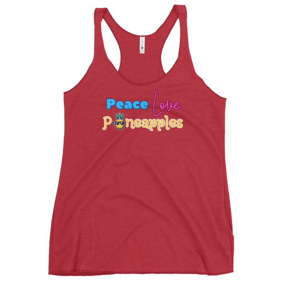 Flirt peace - Women's Racerback Tank