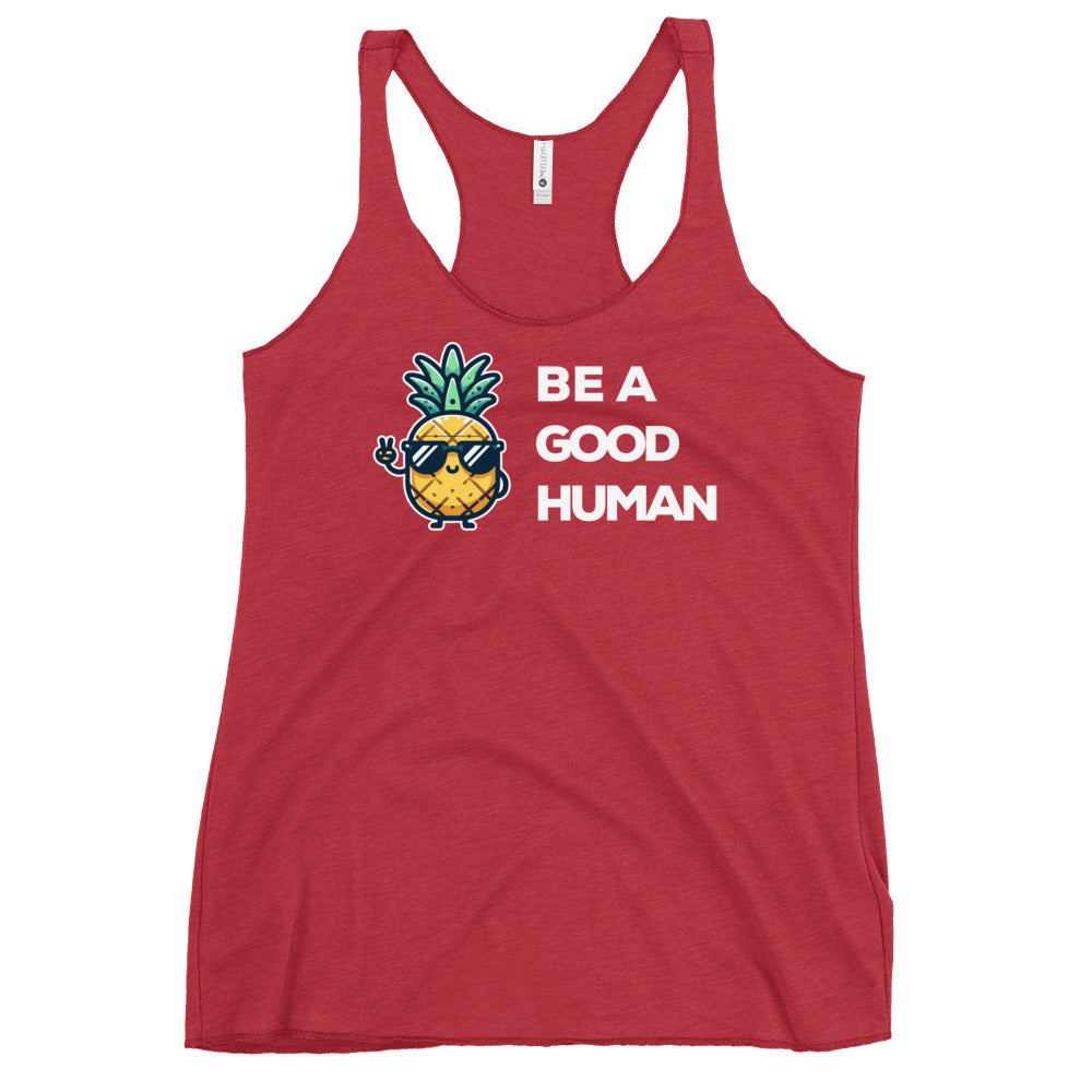 Flirt Good Human - Women's Racerback Tank