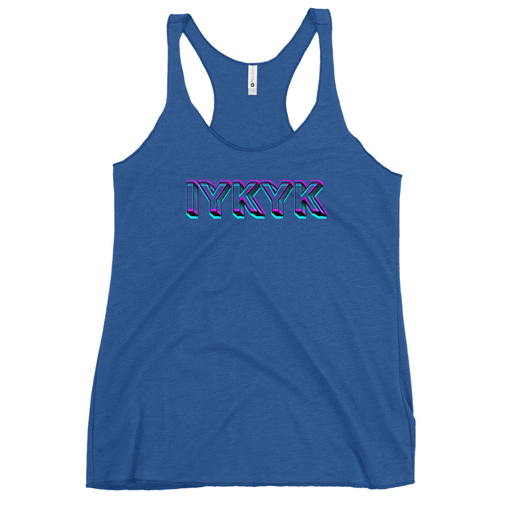 IYKYK - Women's Racerback Tank