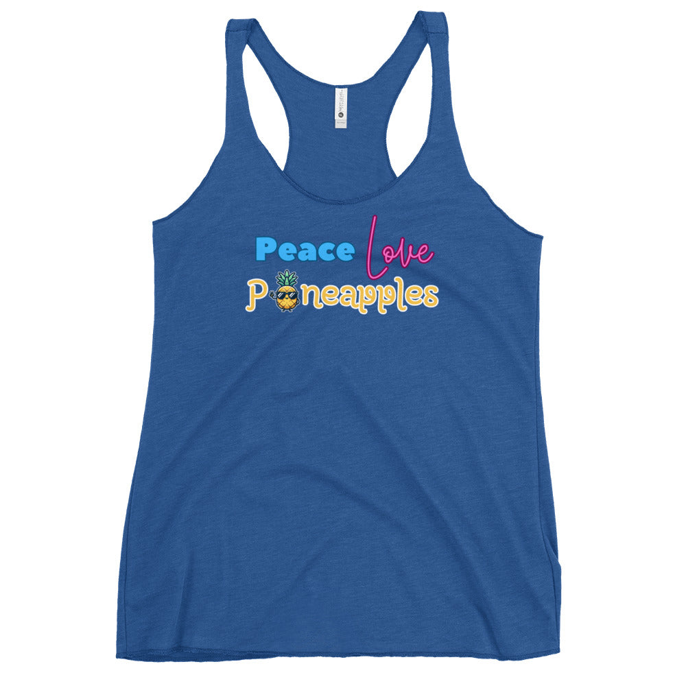 Flirt peace - Women's Racerback Tank