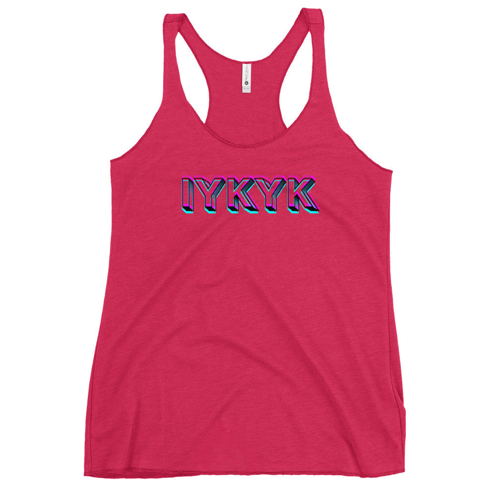 IYKYK - Women's Racerback Tank