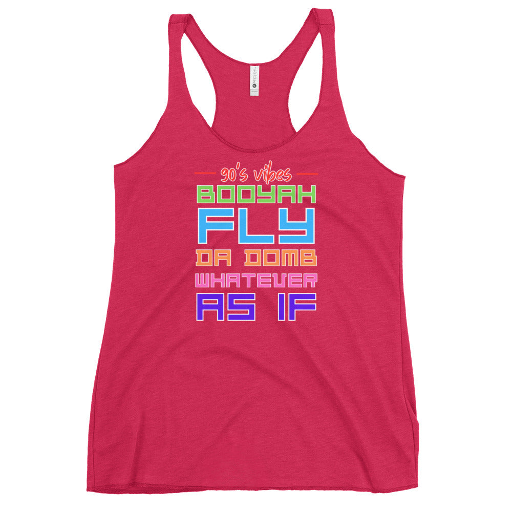 90's - Women's Racerback Tank